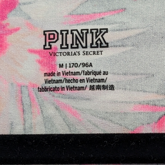 NEW Victoria's Secret Pink tropical Ultimate Wrap Top, Size Medium - Picture 5 of 6